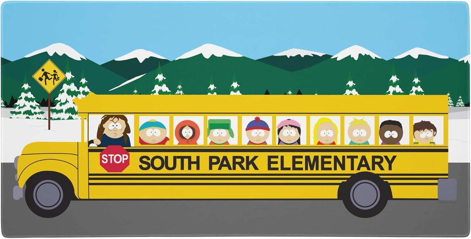 South Park Bus Stop Gaming Mat - 36" x 18" - Officially Licensed