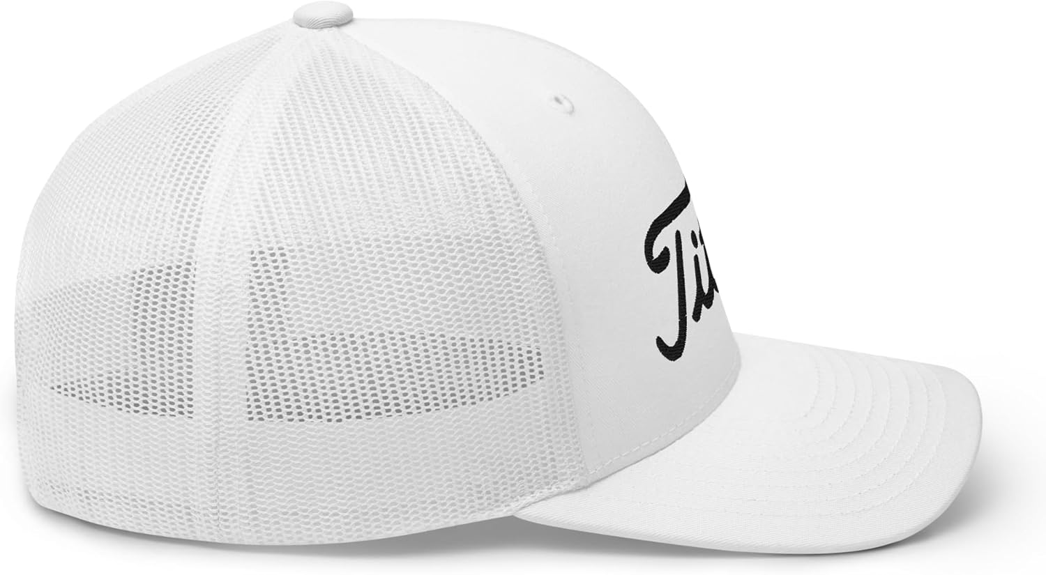 Titties Trucker Hat 3D Embroidery Curved Bill Mid Crown Adjustable Golf Funny Parody Cap