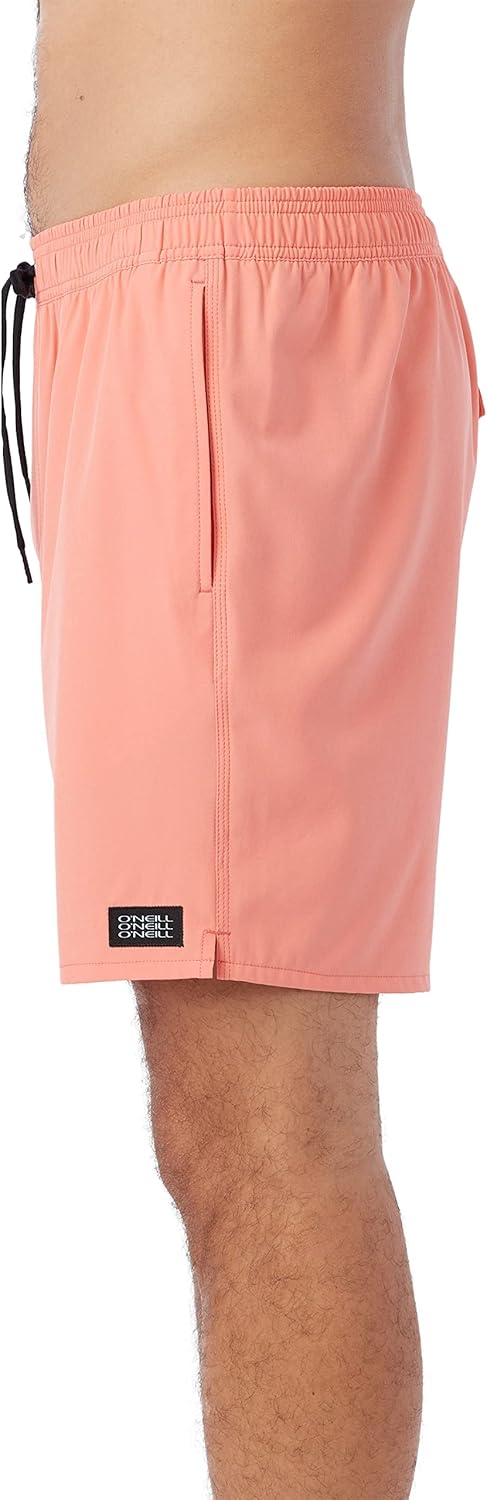 O'NEILL Mens Lennox Volley Swim Trunks - 17 Inch Inseam Boardshorts for Men with Elastic Waist and Pockets