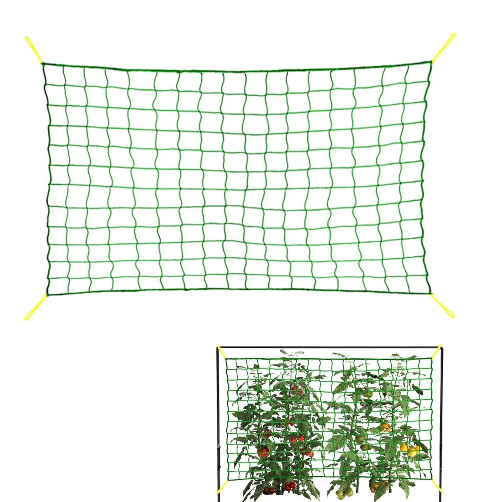 Plant Support Netting, Trellis Netting for Plants, Green Garden Nettings for Climbing Plant, Plants Climbing Net, Garden Net Mesh for ClimbingsPlant Bean Vegetables Fruits Cucumber Tomatoes