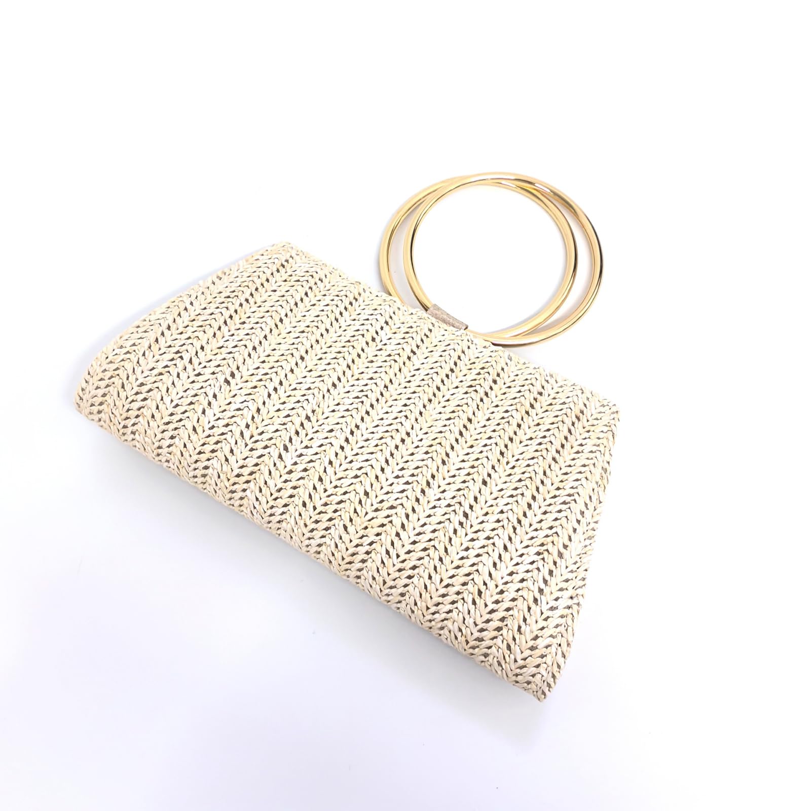 6 x Manijas Metálicas para Bolsos De Cuero, Manijas Reemplazables para Bolsos Tote, Asas para Bolsos,Asas para Bolsos Crochet,Bolsos De Mano, Artesanías De Crochet DIY