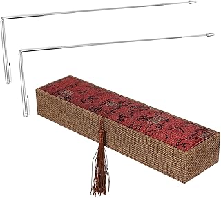 iplusmile Stainless Dowsing Rods 1 Set Ruler Water Locating Rods Telescopic Dowsing Rods Detecting Rods Divining Measuring Rods Paranormal Divining Rods