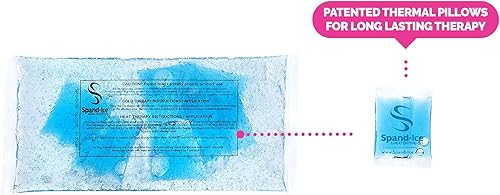 Miniatura 2 de Paquetes de gel reutilizables para frío y calor, patentada, de larga duración, para dolor, lesiones y enfriadores (paquete de 1)