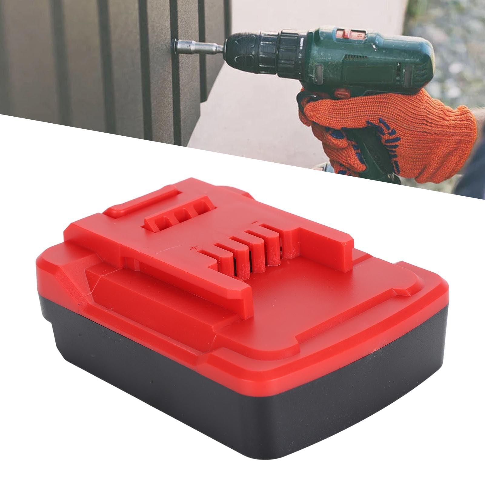 ASHATA Adaptateur d'outil électrique Li-ion 18 V, convertisseur d'outil électrique Li-ion 18 V,