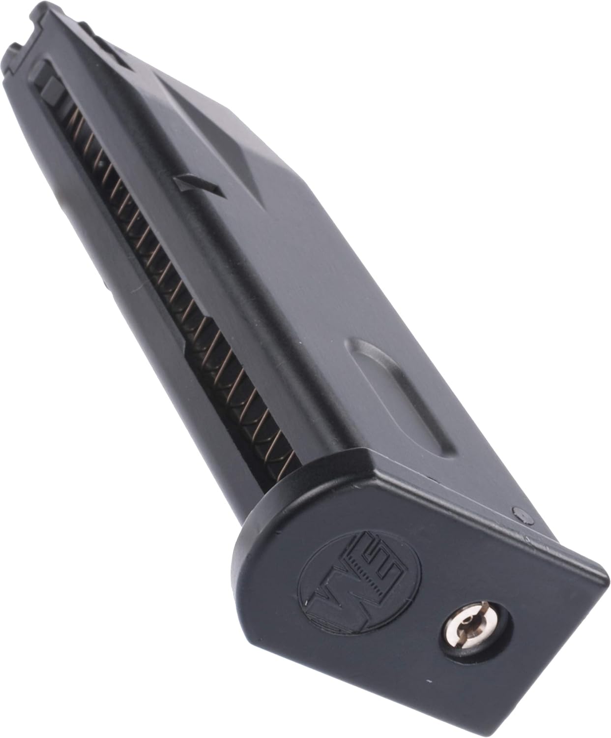 Evike Airsoft - Mag for WE Marui M9 Series GBB Airsoft Gas Blowback Airsoft Pistols by WE (Color: Black/Green Gas)