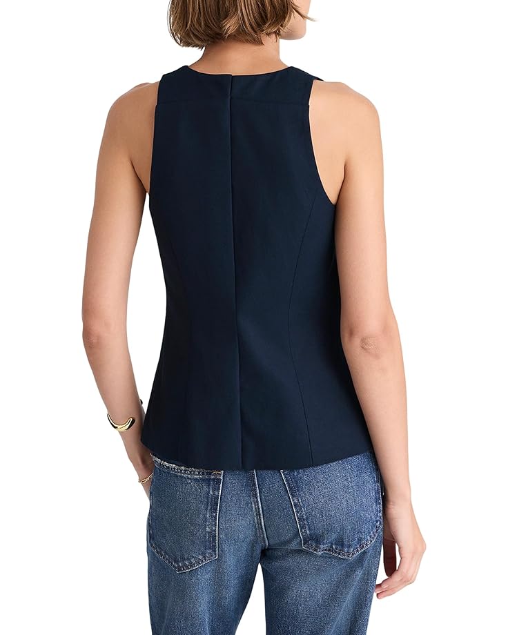 Madewell Crewneck Cutaway Vest - Tencel Twill - #2 of 4