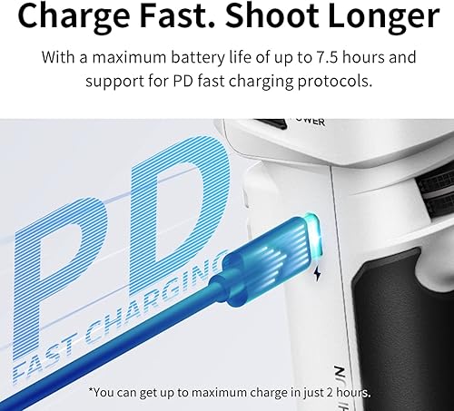 Miniatura 7 de Zhiyun Crane M3S Combo Gimbal Estabilizador para Smartphone Cámara DSLR sin espejo, cámara de acción, cardán de 3 ejes para iPhone Gopro Sony,