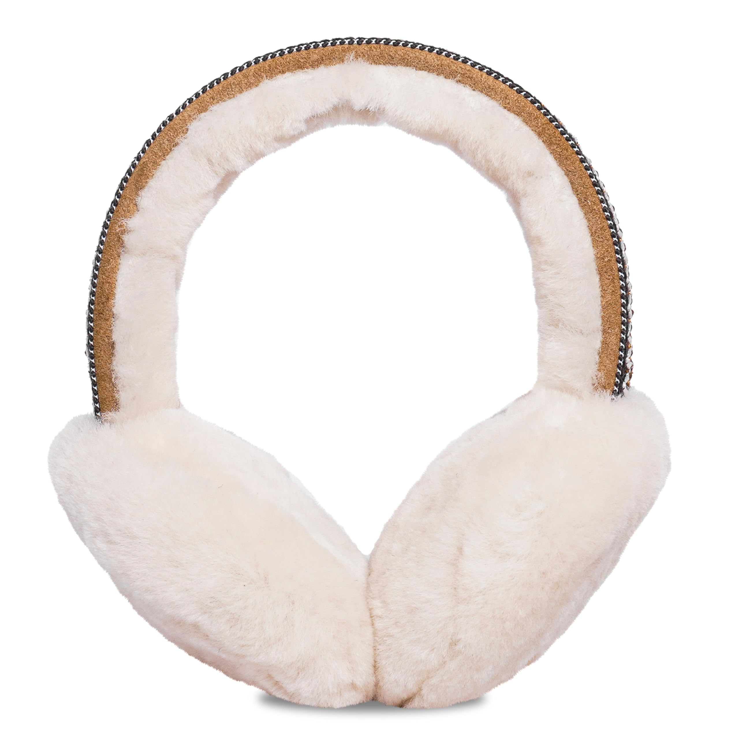 UGG EARMUFF UGG Women's Sheepskin Tasman Earmuff, Chestnut, One Size
