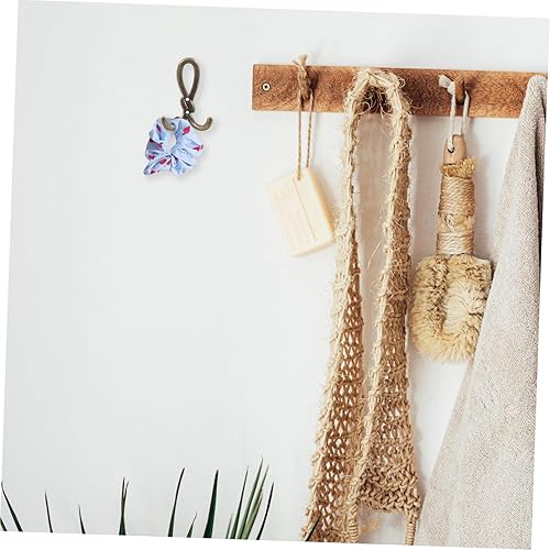 Miniatura 5 de Housoutil Ganchos de aleación, ganchos dobles para pared para colgar bolsos de baño, colgador de bolsa resistente