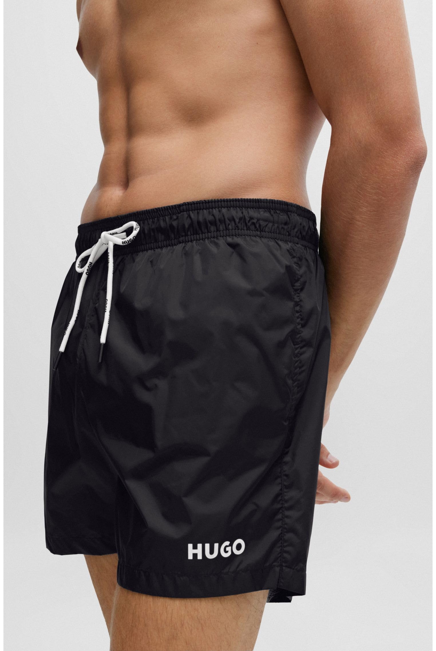 HUGO Short De Bain À Imprimé Logo Contrasté