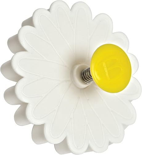 Bakelicious Cortador de émbolo de margarita, blanco, 2.25 x 3.5 x 3.5 pulgadas