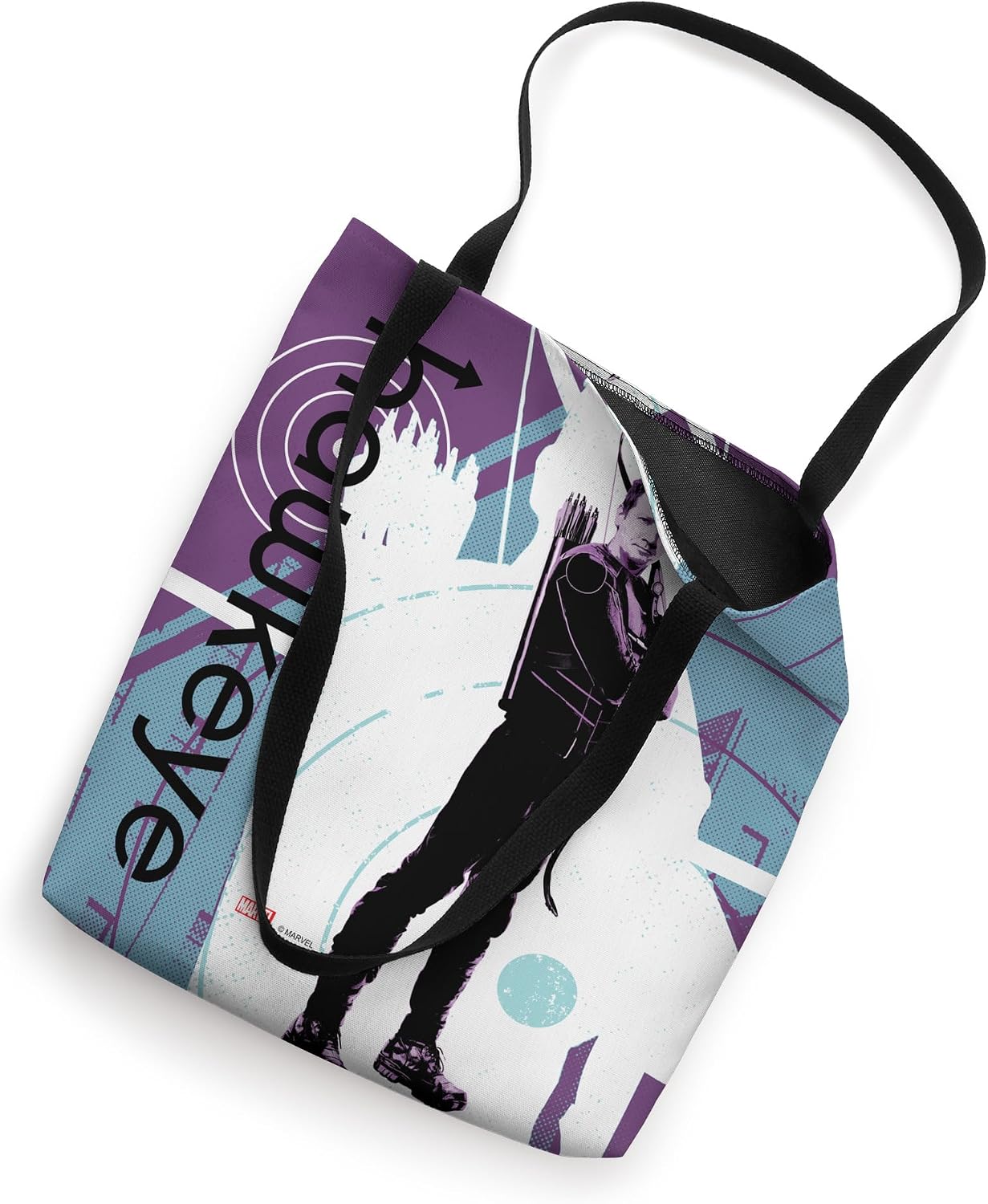 Marvel Hawkeye Clint Barton Character Poster Tote Bag