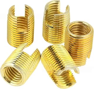 50Pcs Self Tapping Thread Inserts Kit, Carbon Steel Thread Repair Set | M3 - M12 Self Tapping Stainless Steel Thread Inserts Set with a Storage Case, Thread Repair Insert Kit for Metal Wood Plastic