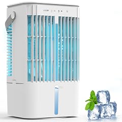 Portable Air Conditioner 1200mL Evaporative Air Cooler Personal Mini Air Conditioner with 3 Speeds 2 4H Timer 120
