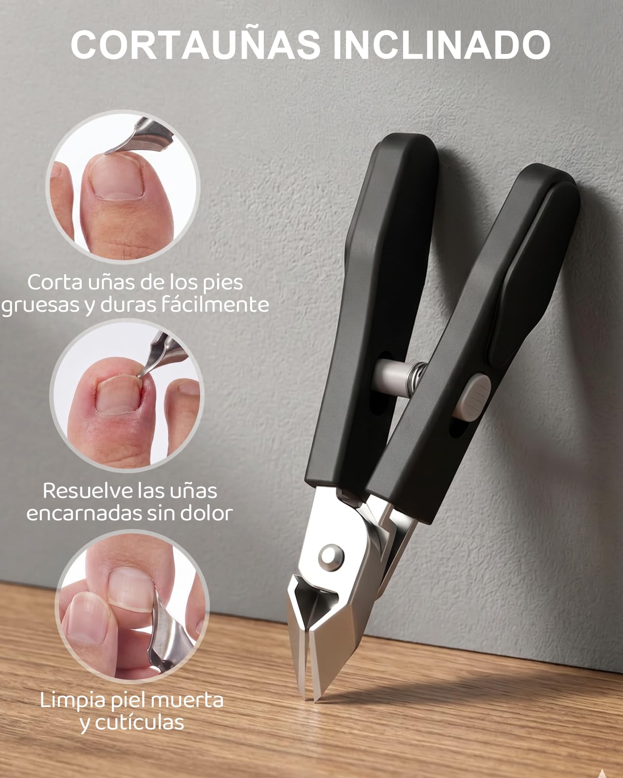Lictin Cortauñas Electrico Set con Cortador Inclinado, Multi-in-1 Cortador de Uñas Electrico con Lupa, Luz LED y Depósito para Restos de Uñas para Bebés (0+ Meses), Ancianos y Adultos
