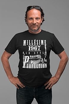 1967 Birthday Est 1967 Vintage Aged To Perfection T-Shirt