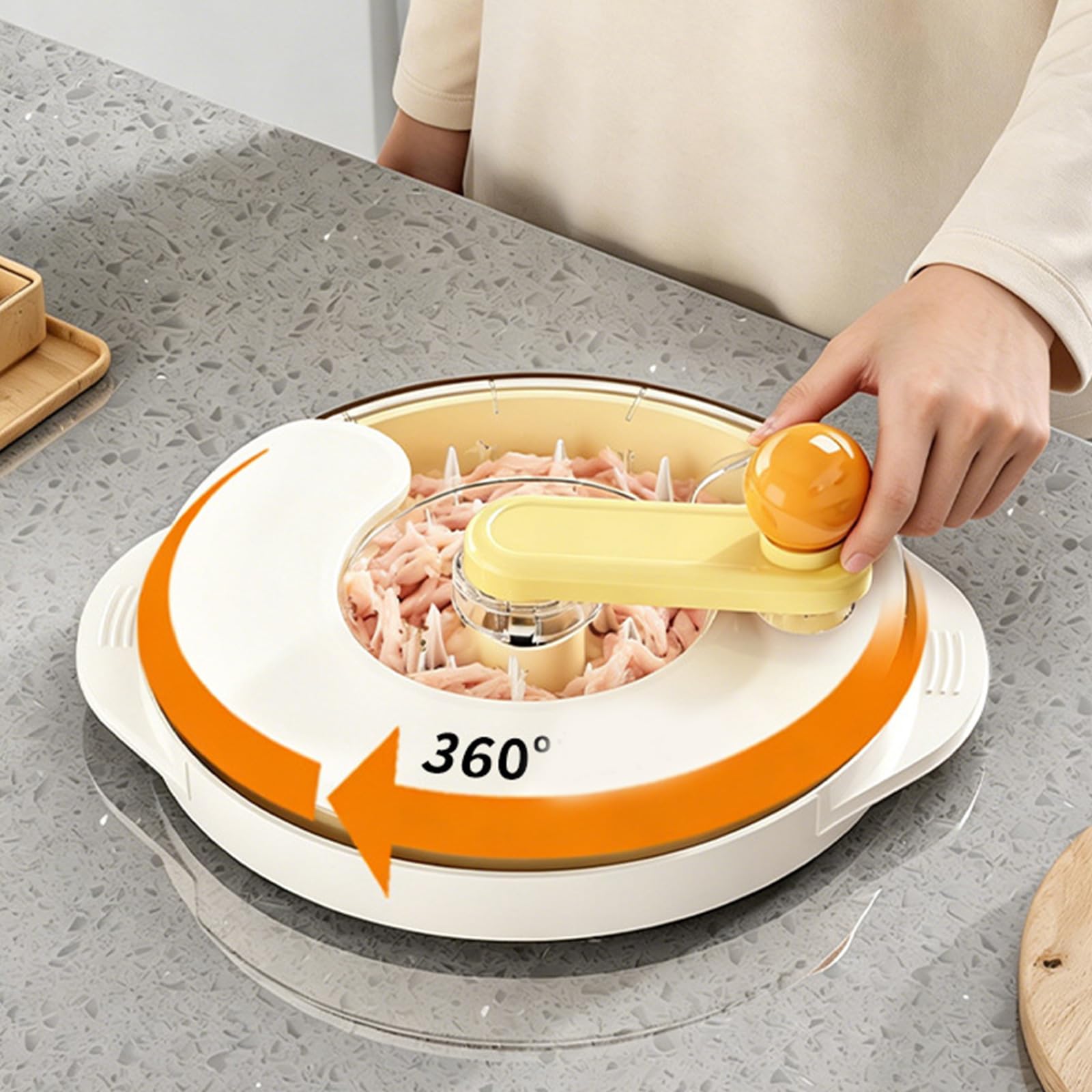 I trituratori Portatili rotanti Strisce Carne Uniformi per Le diete degli Animali Domestici Alimenti per Bambini e Esigenze Cucina utilizzando Un meccanismo Semplice Macchina per Alimenti