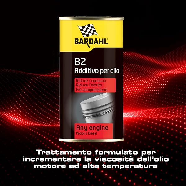 Bardahl - Oil Additive B2, Suitable for all Petrol and Diesel Engines, Improves Engine Performance, 300 ml - 2