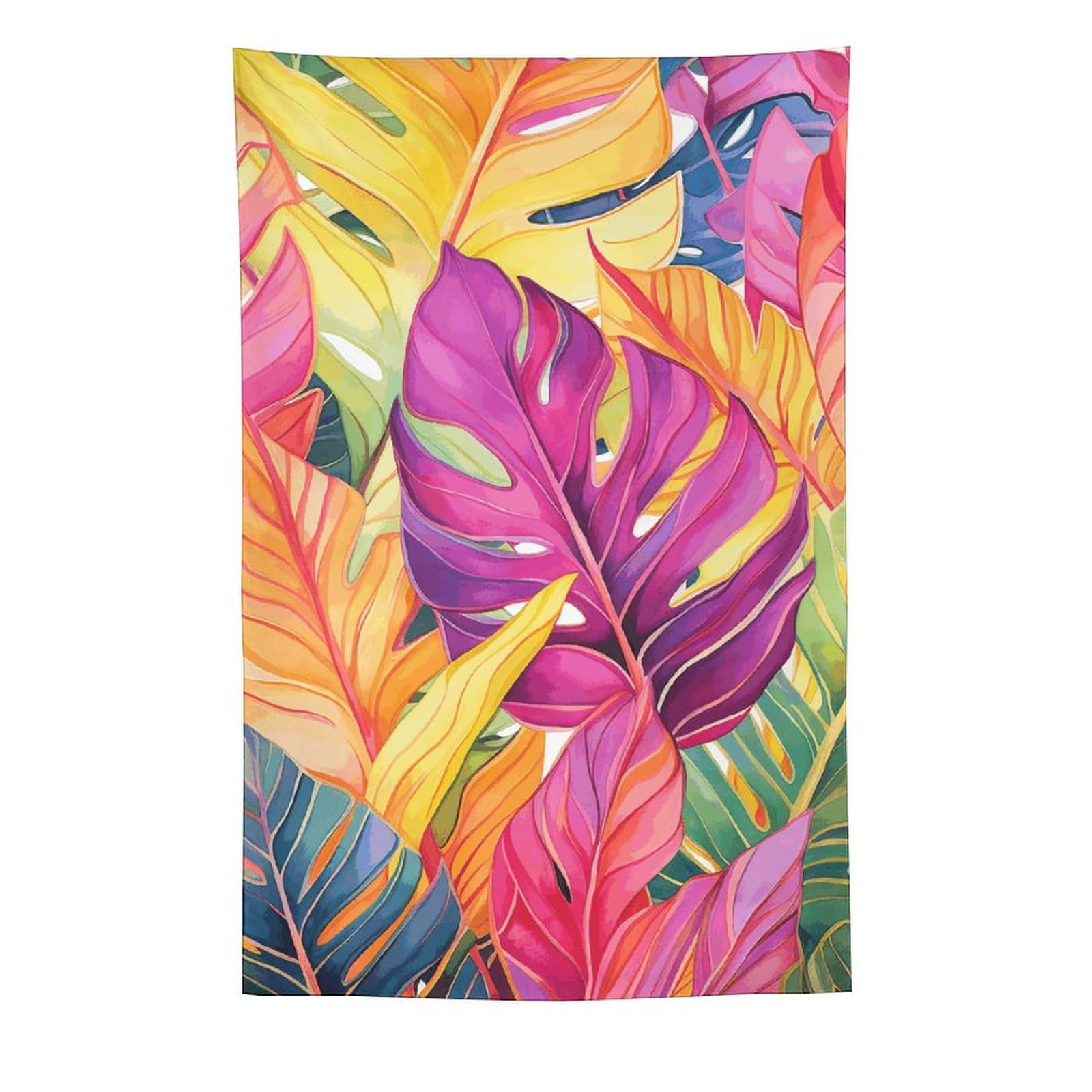 Tapisserie murale haut de gamme deco verticale motifs tropicaux xxl 152 x 228 cm - 8