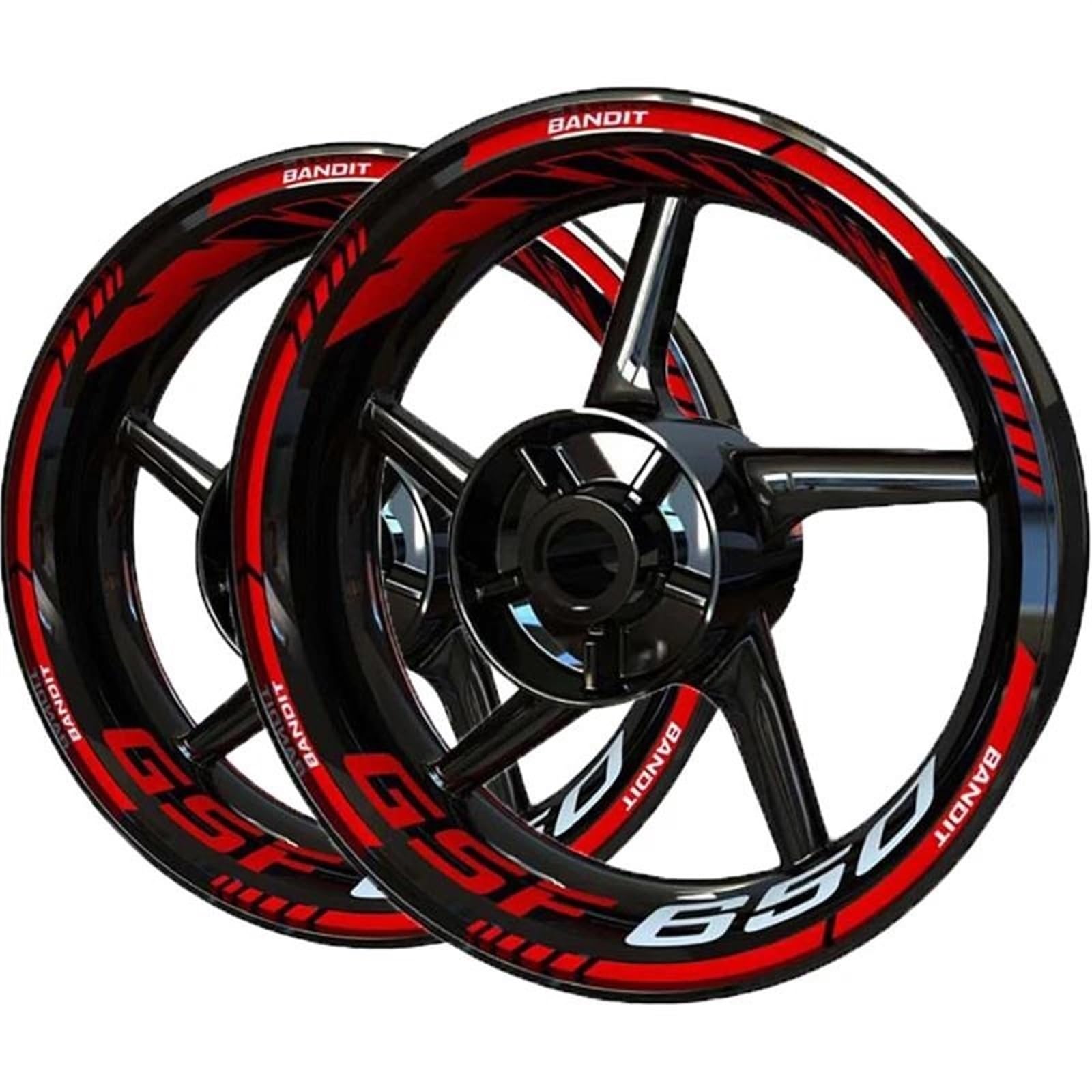 Motorcycle for Suzuki GSF650 GSF 650 for Bandit Set Wheel Sticker Decal Accessories(Color6)