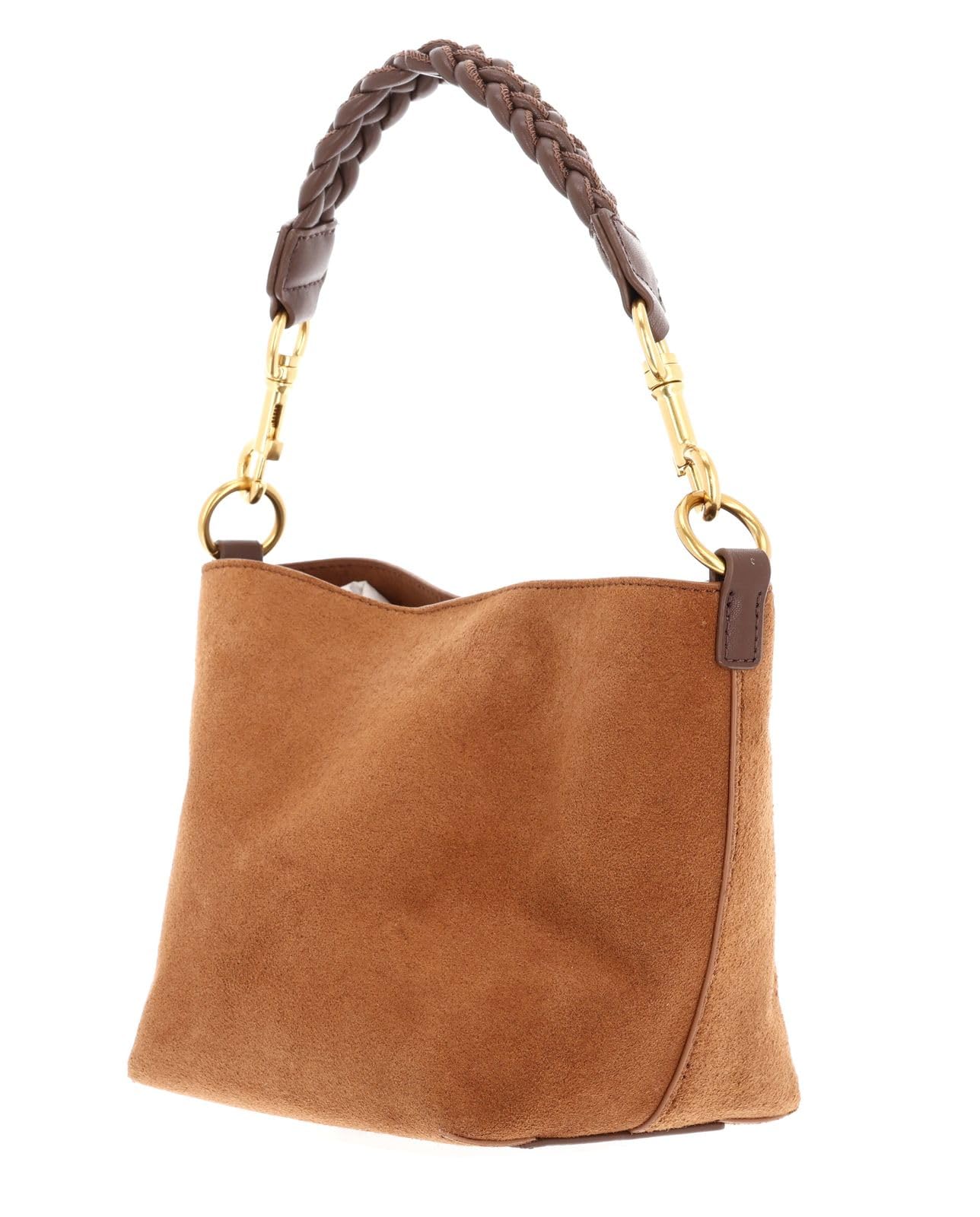 Ted Baker Damen S283964tano/S Kleine Eimertasche aus Wildleder mit gewebtem Griff, hautfarben