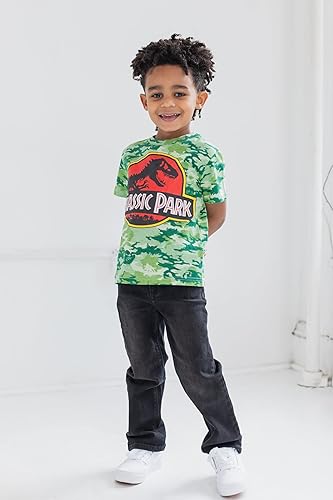 Miniatura 3 de Jurassic Park Paquete de 3 camisetas gráficas para niños pequeños a grandes