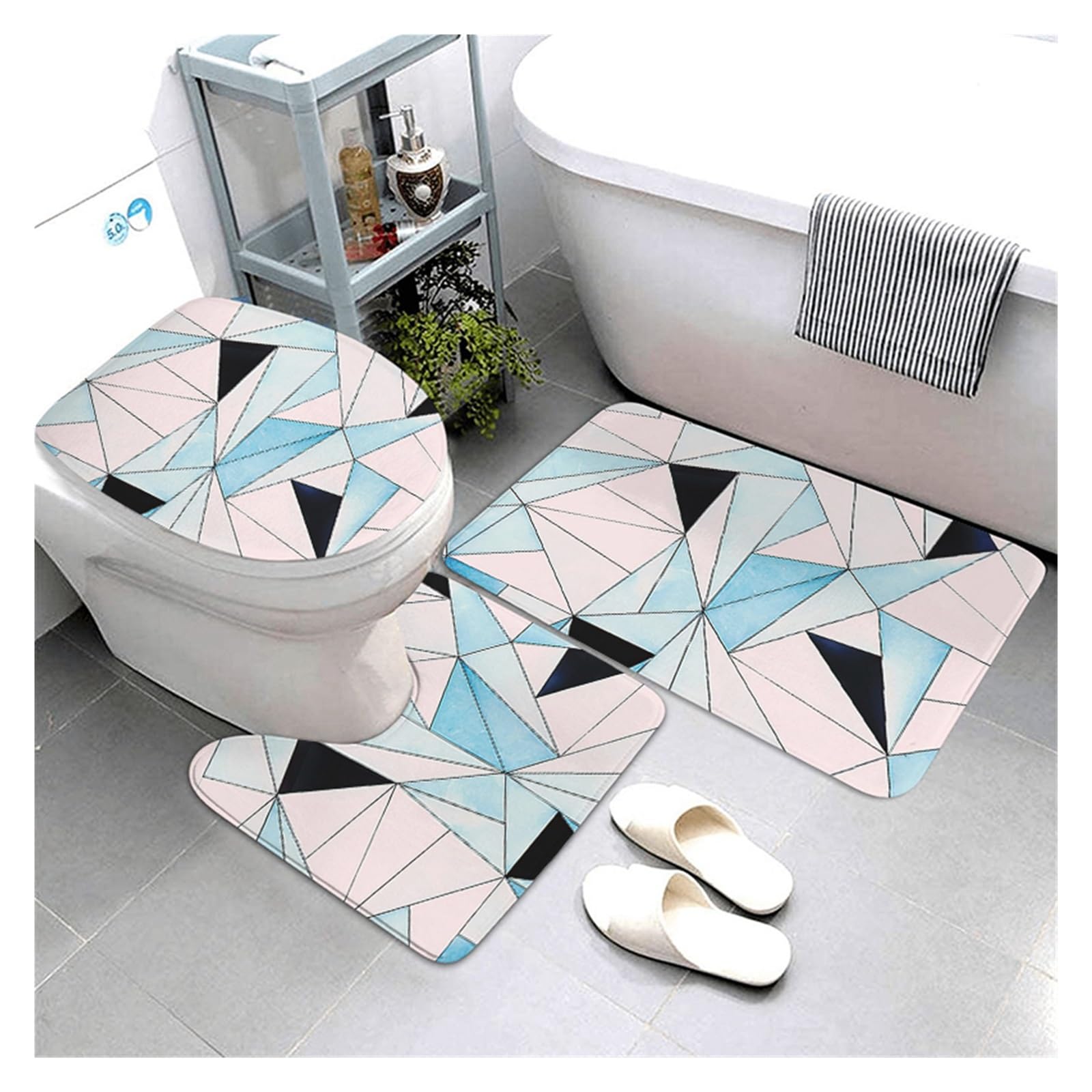 Shower Mat Bedroom Room Mat Bathtub toilet rug Anti-slip Bath Bathroom Small Rug(2208sjt-001706)