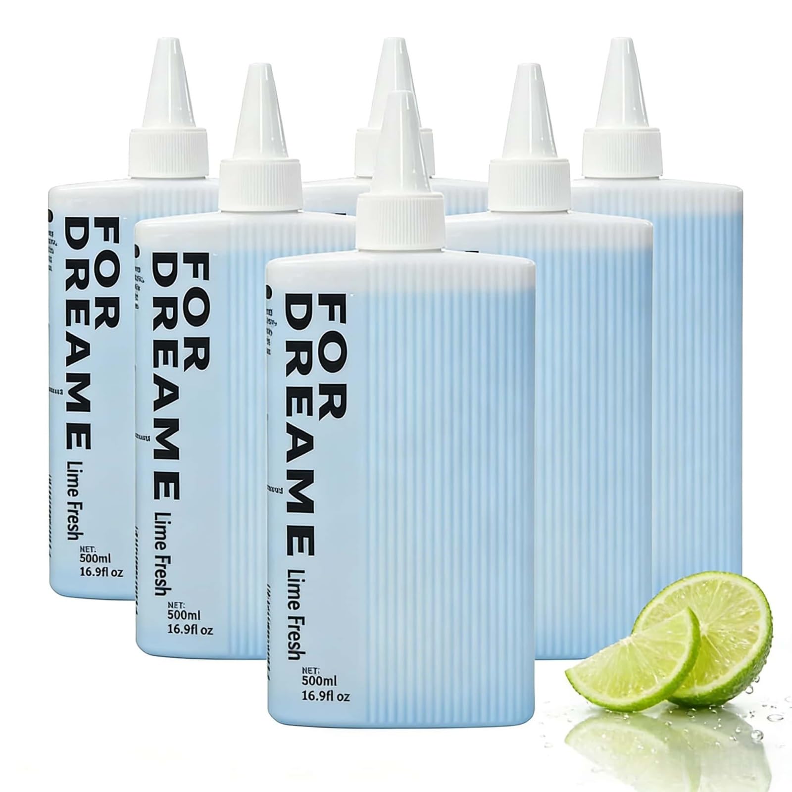 Limpiador de Suelos, Solución Multisuperficies 1:200, 500ml Aroma de Lima X6, Frescura con Fragancia Persistente, Compatible con Dreame Aspiradoras en Seco/Húmedo