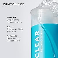 Vista 3 de Paula's Choice CLEAR Limpiador facial normalizador de poros, lavado facial diario para acné, limpiador facial de ácido salicílico para poros