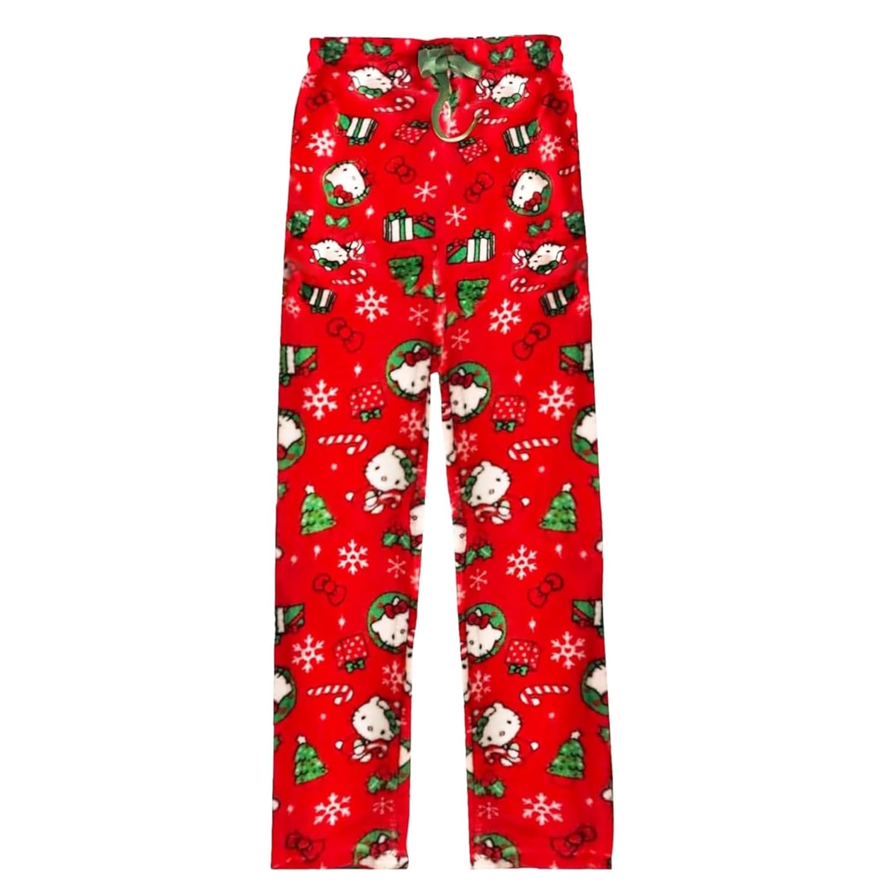Kawaii Halloween Pajamas Pants Halloween Cat Pajamas Flannel Sleep Pajama Pants Cartoon Anime Pajama for Women Men