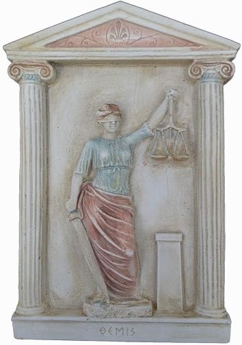 Estia Creations Themis Diosa de la Justicia Escultura Estatua Artefacto Ley y Orden Divinos