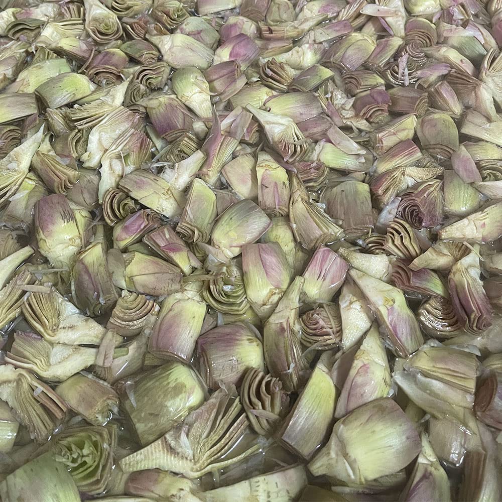 Alcachofas en aceite de oliva virgen extra ecológico violeta de Apulia 320g