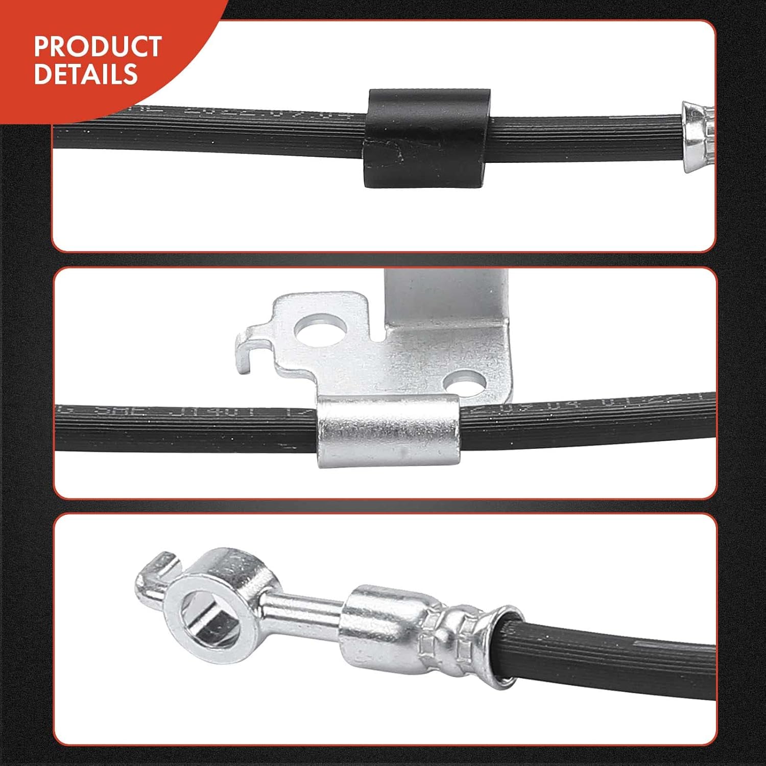 A-Premium Front Driver Brake Hydraulic Hose Compatible with Select Ford Models - F-150 F150 2012 2013 2014 6.2L, SVT Raptor - Replace# CL3Z2078C