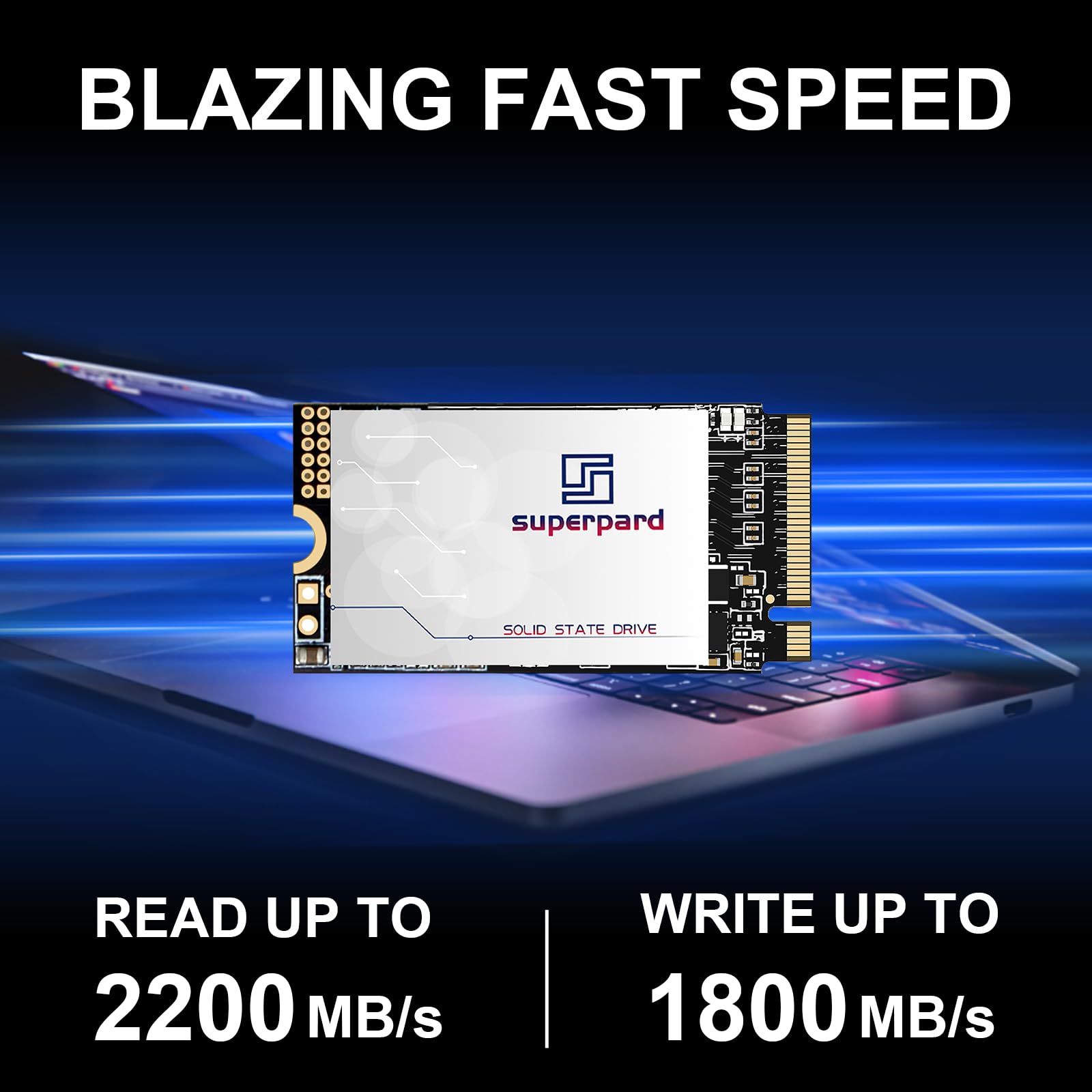 SSD 512 GB M.2 2242 NVMe PCIe Gen3.0 x 4, dysk twardy SSD wewnętrzny, kompatybilny z Ultrabook/Mini PC, technologią 3D NAND i energooszczędnością, do laptopów/systemów wbudowanych/zastosowań