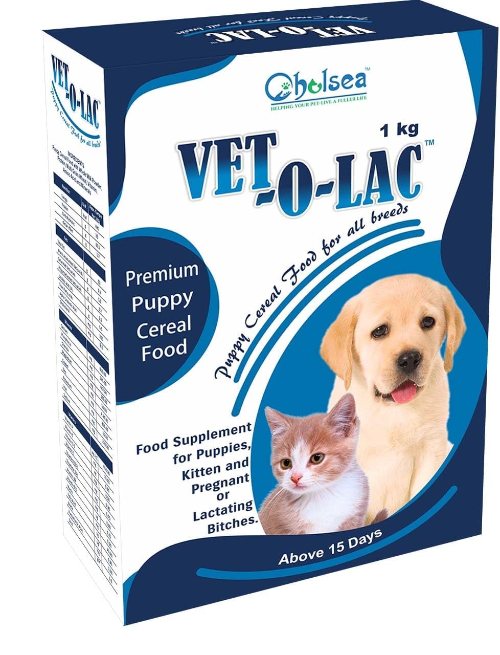 Dog cerelac Oh My Dog - Chelsea VetOLac Puppy Cerelac Dogs Food for Puppy 1 Month Old | Adult Dog Food | pet Food for Dogs | Puppy cerelac for 1 Month Puppy | Puppies cat Kitten Starter Food | (B0D95P8SVR) Amazon Price History, Amazon Price Tracker