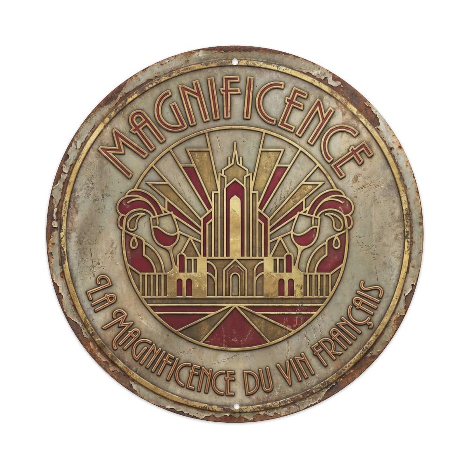 Grandness Humorous Tavern Grandness Metal Tin Sign