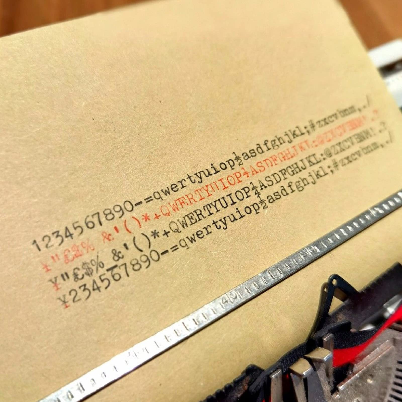 Retro Schreibmaschinen, Vintage Schreibmaschine mechanisch,Schlanke und Langlebige Klassische Schreibmaschine für Schriftsteller, Literarische Retro-Sammlung Geschenk 30 * 30 * 10CM,White