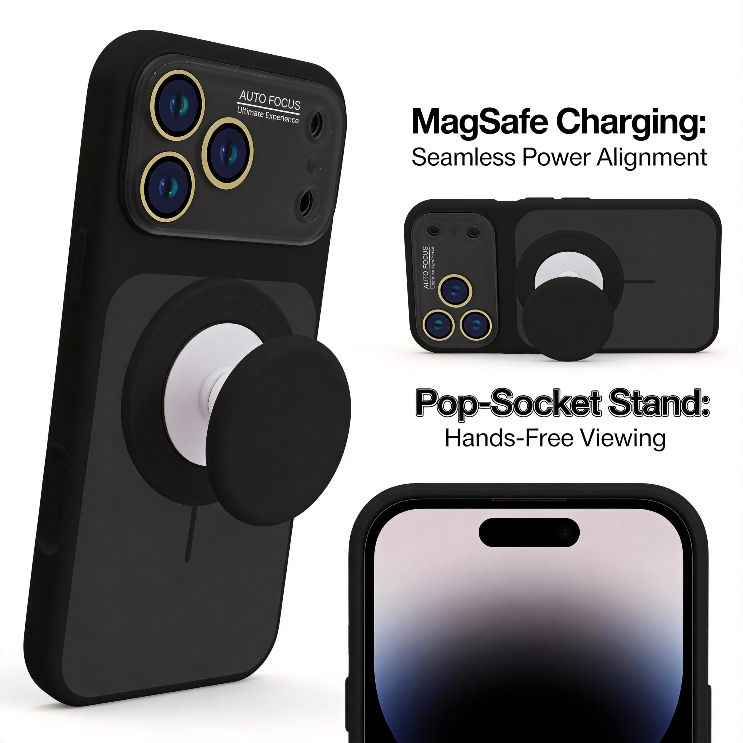Amazon.co.jp: XZC iPhone 16 Pro ケース MagSafe対応 全面カメラ保護