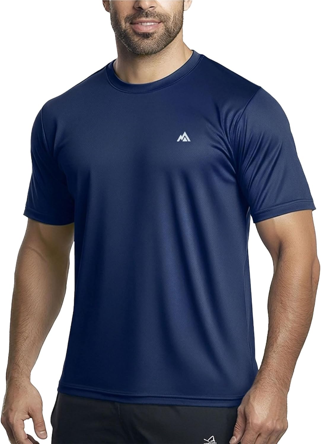 Instant Cooling Workout T-Shirt, Quick Dry Athletic Gym Performance Tee Running Moisture Wicking Undershirt