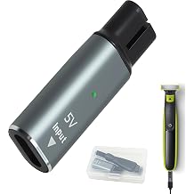 5V Type-C to Philips Shaver Charger Adapter Converter,Suitable for Philips Shavers and Hair Clippers, Compatible with Series 3000/5000/7000, QP2824 and Trimmer Charger S3145, FS, FC-Series.