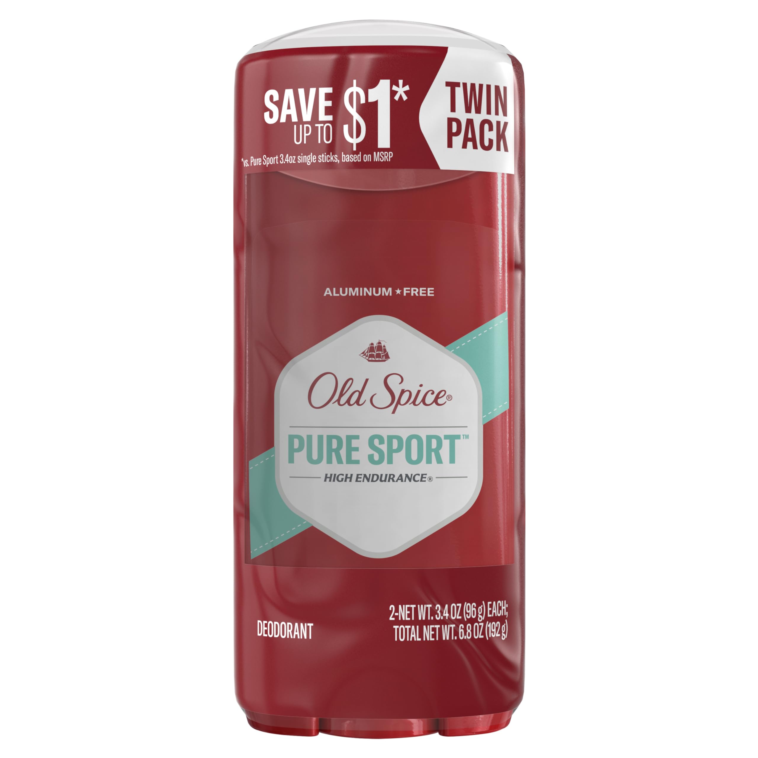 Old Spice Aluminum Free Deodorant For Men High Endurance 24 7 Sweat Defense to Eliminate Odors 24 7