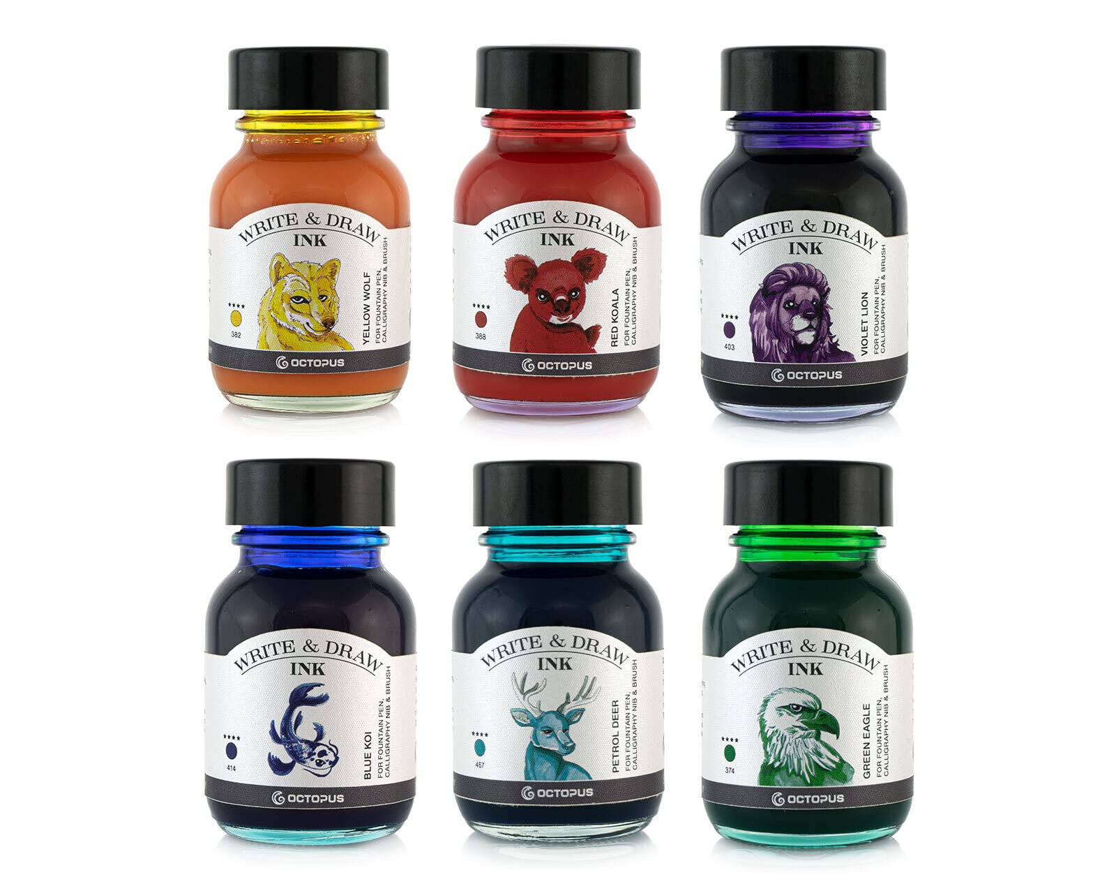 Octopus Write Draw Waterproof Ink Fountain Pen 50ml Octopus Write ...