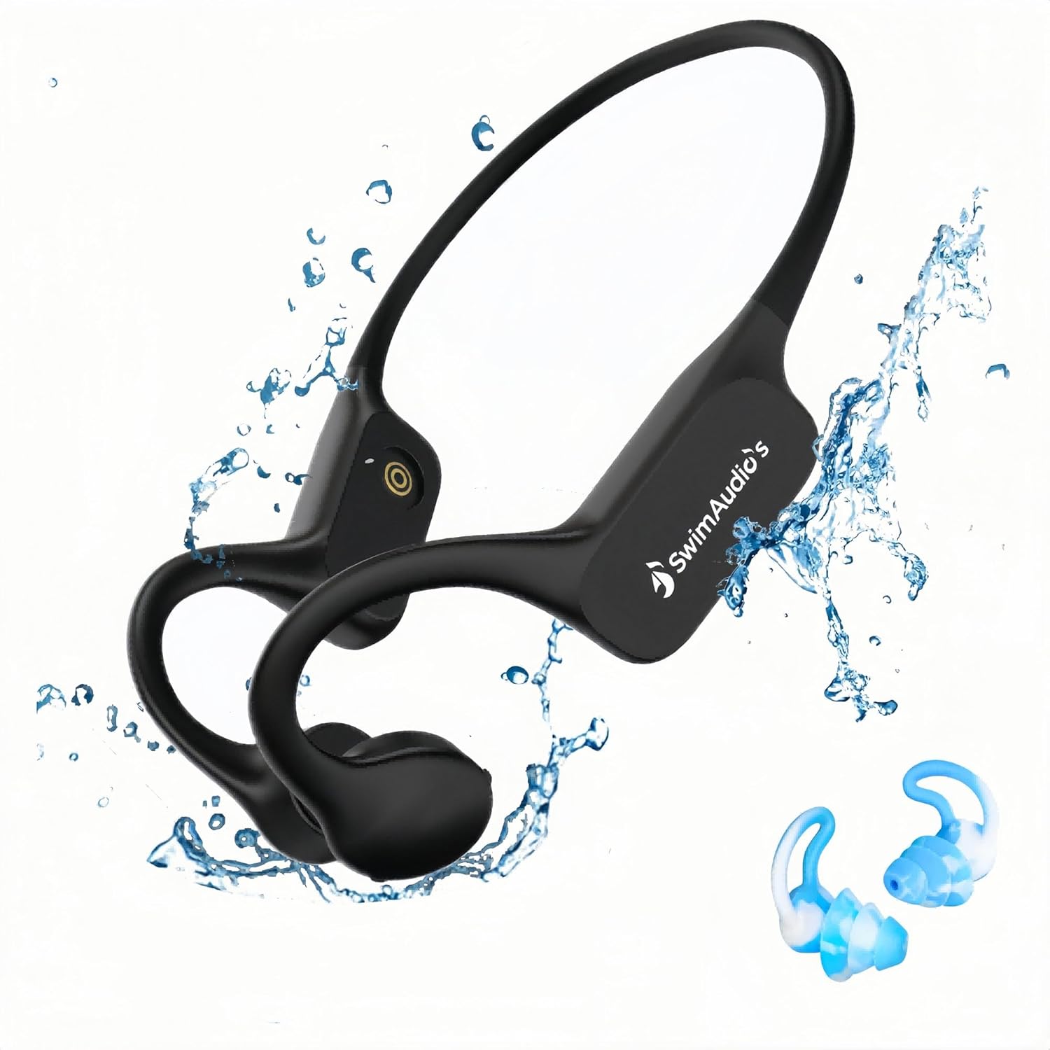 Swimming Ear Buds,IP68 Underwater Earbuds,Bone Conduction Headphones,Bluetooth Headset, 32GB of MP3 Waterproof Earbuds