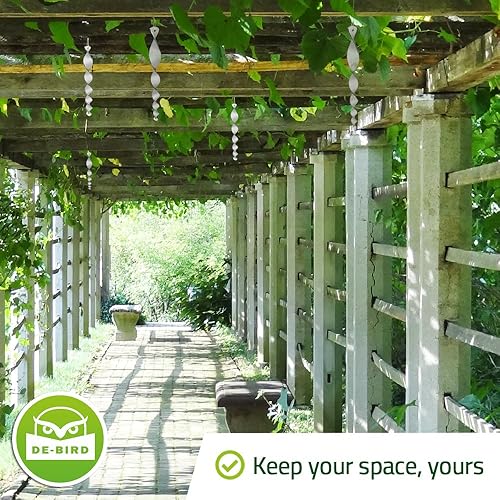 Miniatura 3 de De-Bird Varillas de miedo de pájaros, disuasorios para exteriores a pájaros lejos, disuasorio fácil de instalar, casa disuasoria de pájaros