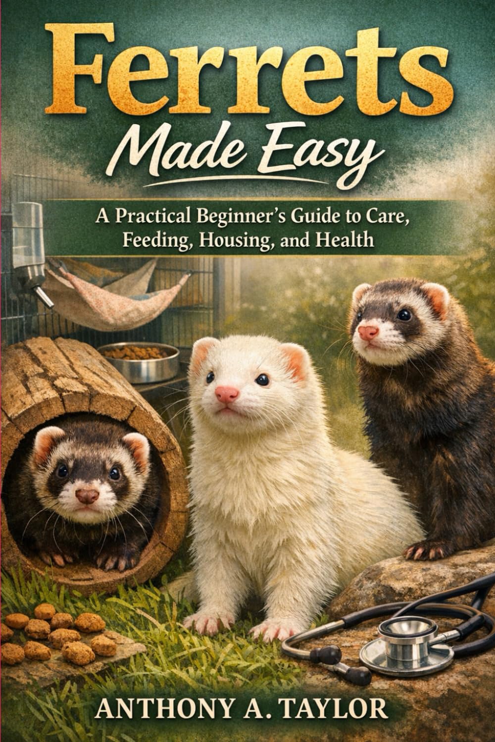 Ferrets Made Easy: A Practical Beginner’s Guide to Care, Feeding, Housing, and Health