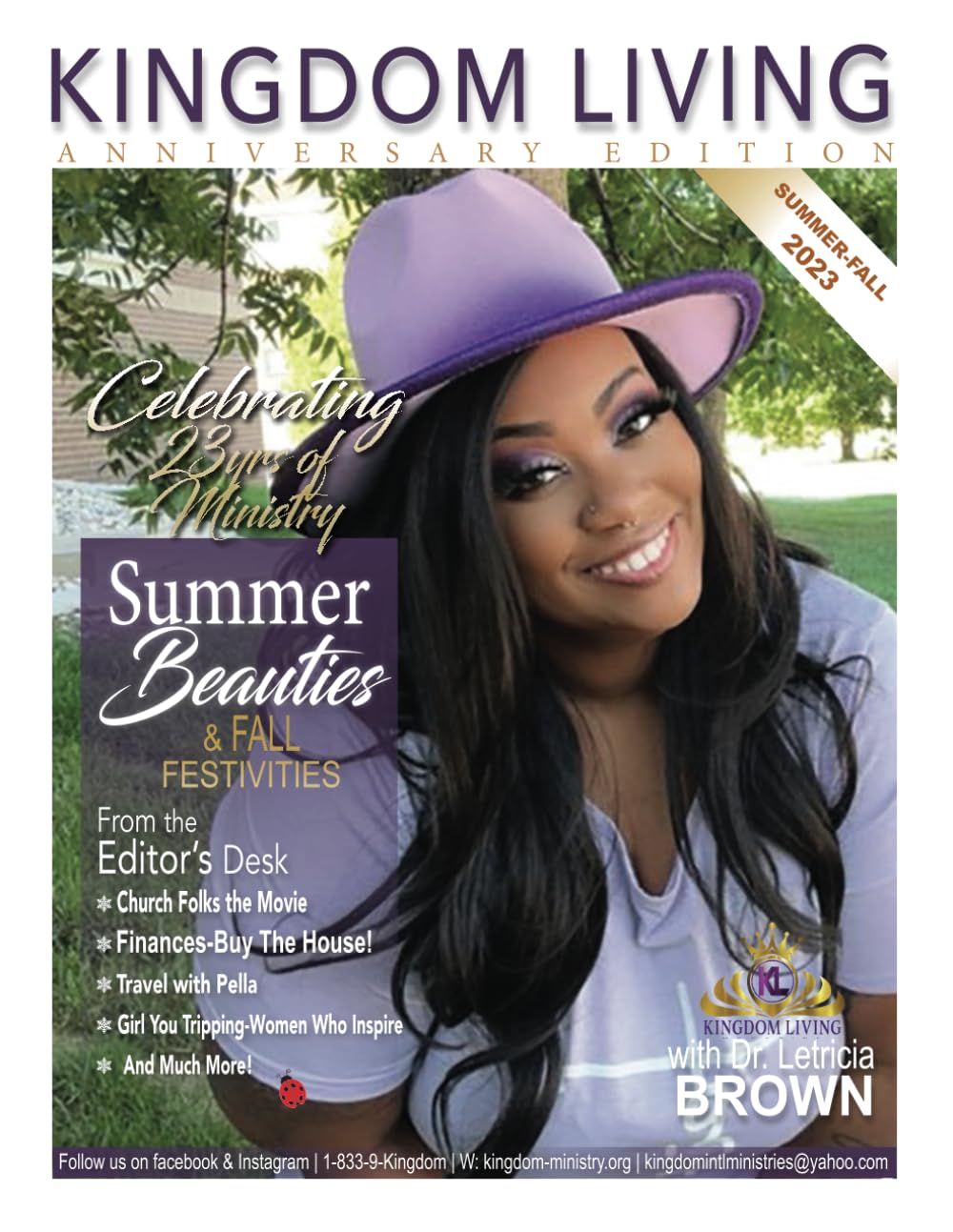 Kingdom Living Magazine 2023 Indian Summer/Fall Special Anniversary Edition Issue