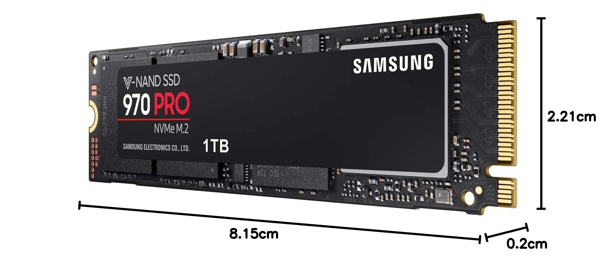 Samsung 970 PRO 1 TB PCIe NVMe M.2 (2280) Internal Solid State