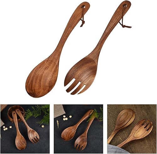 Miniatura 2 de Colección moderna de cubiertos de madera japonesa, diseño suave para platos calientes y vajilla diaria, elegante juego de regalo de utensilios de