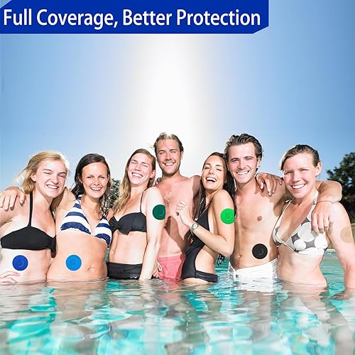 Miniatura 7 de G7 Dexcom - Parches adhesivos impermeables de cobertura completa para vendaje G7 sin pegamento, parches centrales que duran 10 días, transpirables,