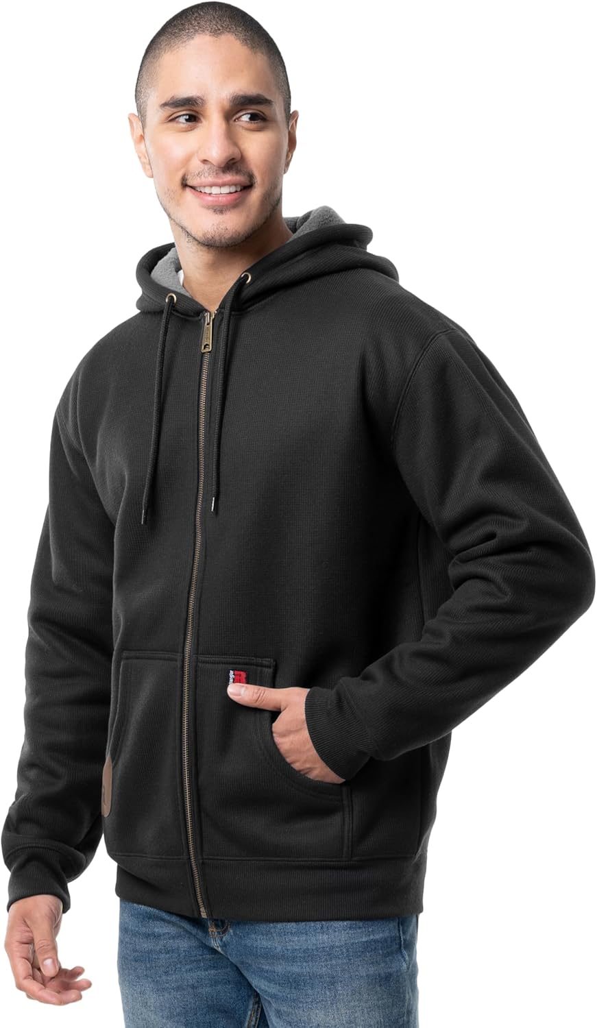 Wrangler mens Thermal Sherpa Zip Hoodie - Image 6